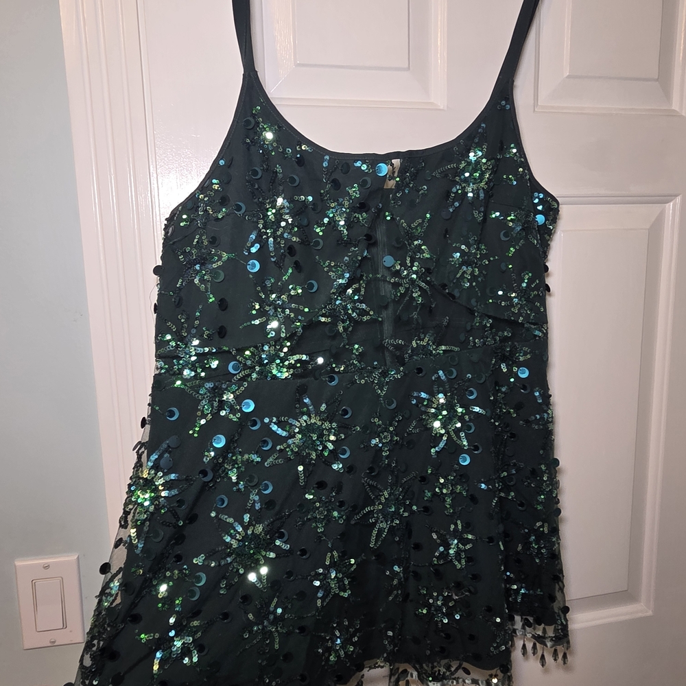 Sequin Embellished Tank Top